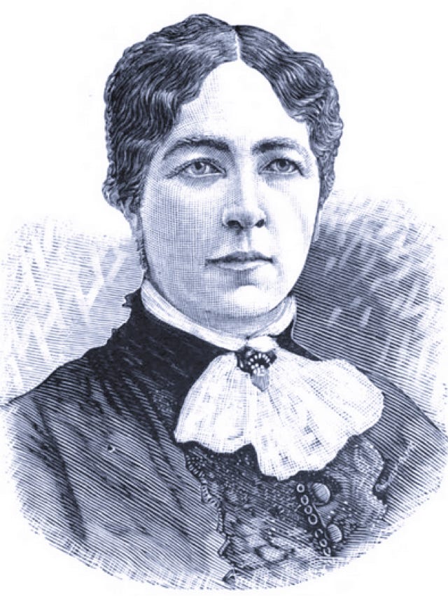 Image of Mary T Lathrap who wrote the poem "Judge Softly".