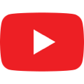 YouTube logo as a link